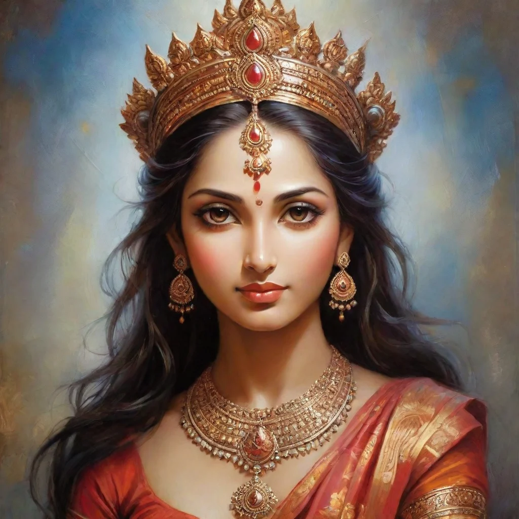 ai amazing hindu goddess awesome portrait 2