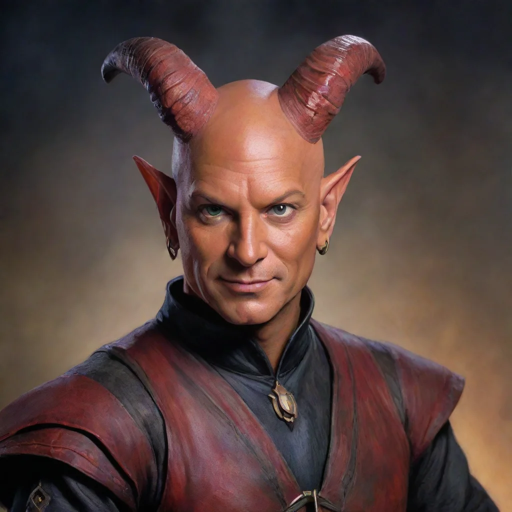 ai amazing howie mandel as a tiefling from dungeons and dragons awesome portrait 2
