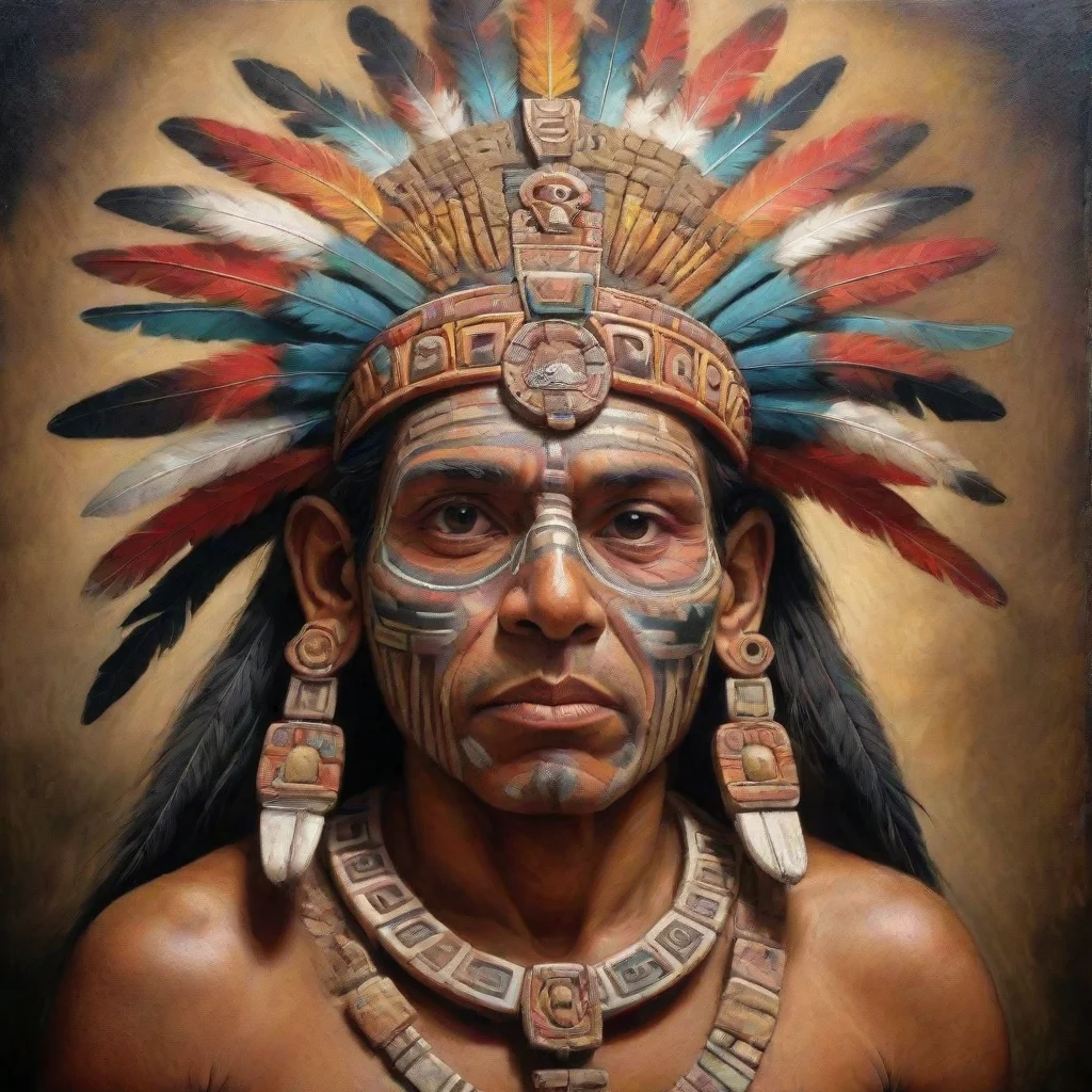 ai amazing huitizilopochtli aztec god awesome portrait 2