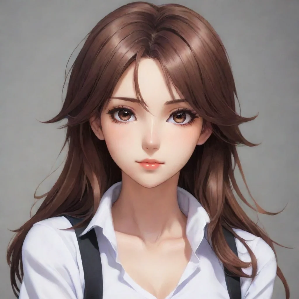 ai amazing hypmic girl brown hair awesome portrait 2