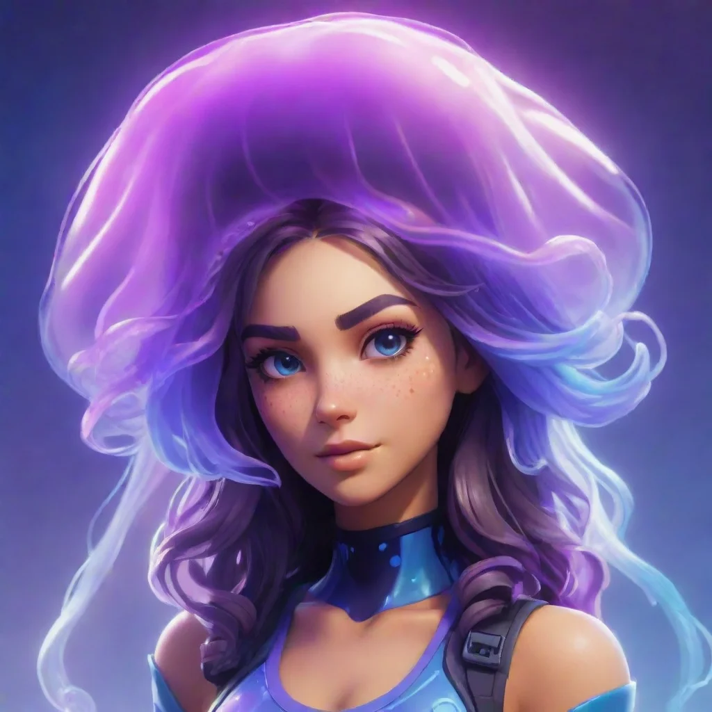  amazing jellyfish style fortnite girl skin awesome portrait 2 tall