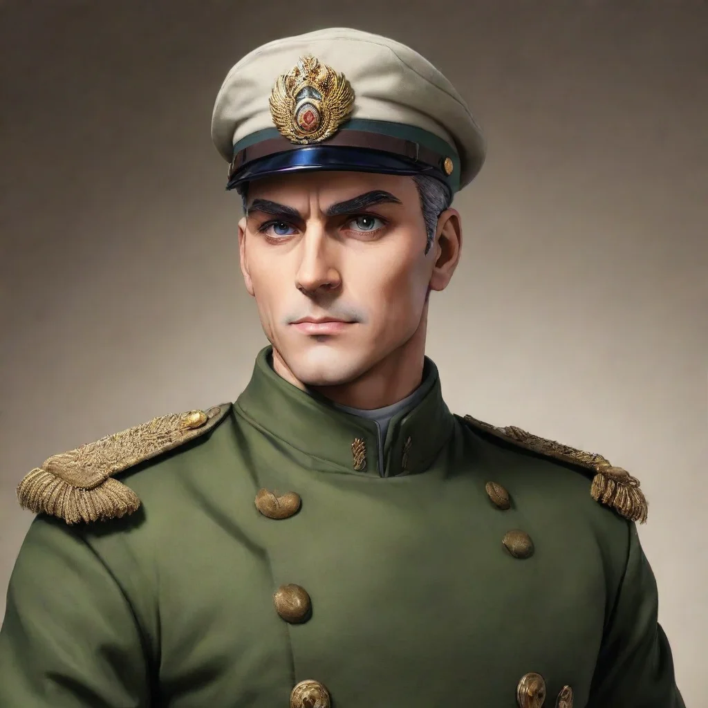 ai amazing jojo bizarre adventure character who look s like a german ww2 general and has a stand awesome portrait 2