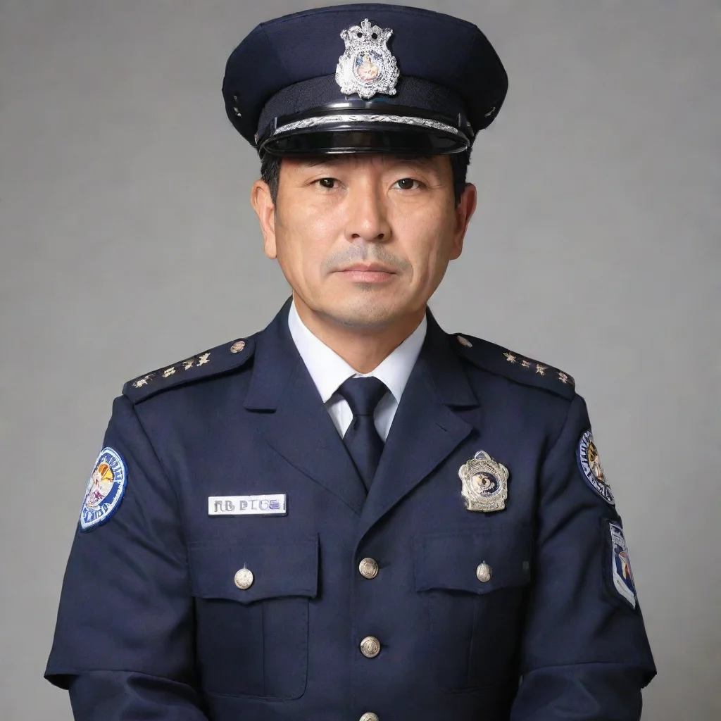 ai amazing kansai police department chief police awesome portrait 2