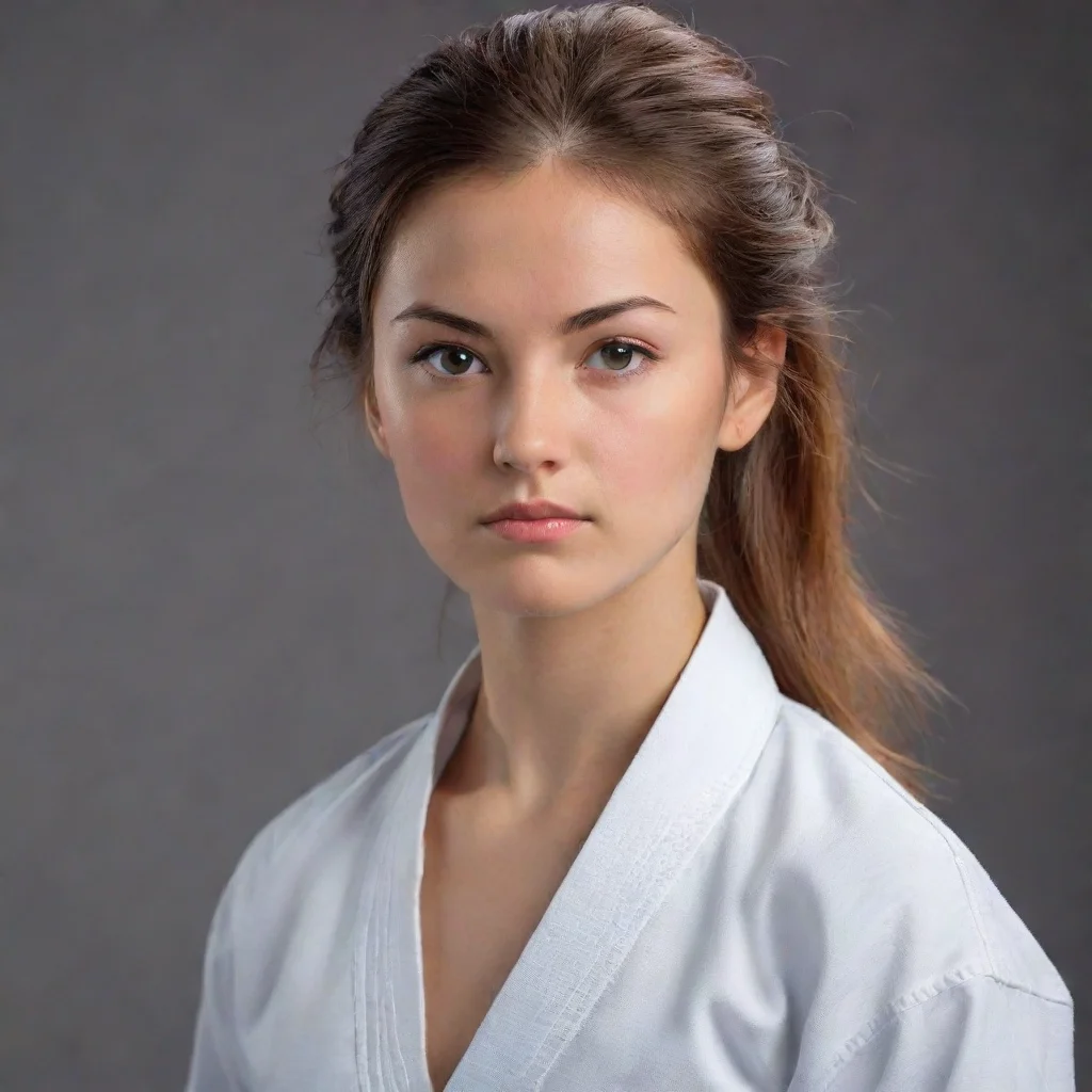 ai amazing karate female awesome portrait 2