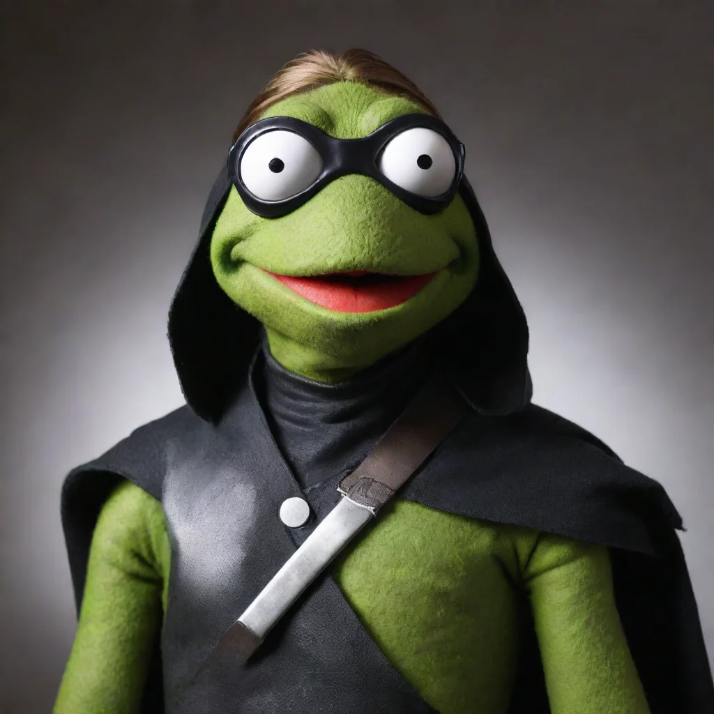 ai amazing kermit the frog as blade awesome portrait 2