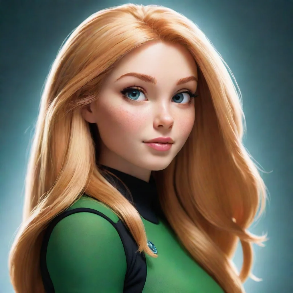 ai amazing kim possible with blond hair awesome portrait 2
