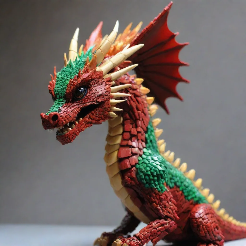 ai amazing lego dragonawesome portrait 2