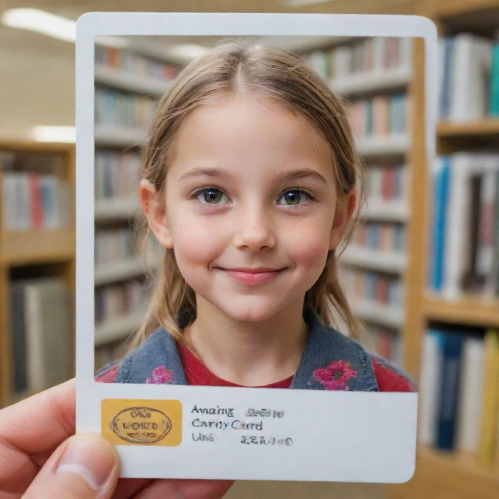 ai amazing library card awesome portrait 2 wide