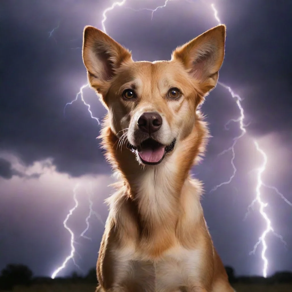 ai amazing lightning dogs awesome portrait 2