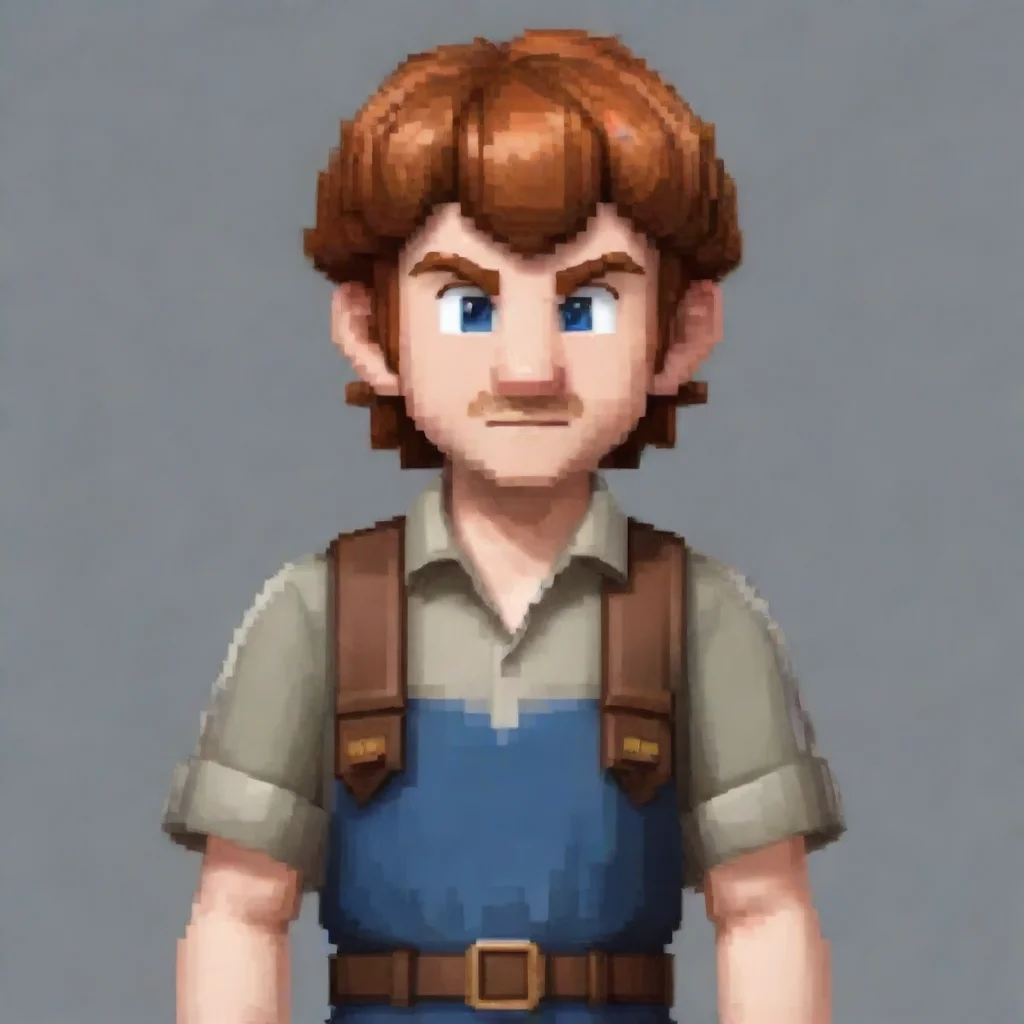 ai amazing like mario but don t look like pixel art designing an 8 bit game character for a 2d rpg world with caucasian fea