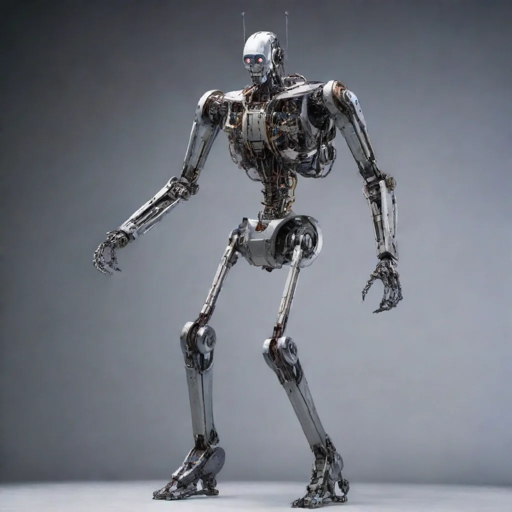 ai amazing long armed robot awesome portrait 2