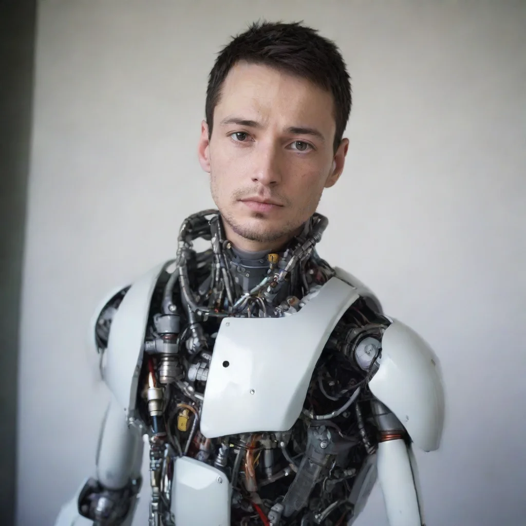 ai amazing man that was betrayed and turned into a robot awesome portrait 2