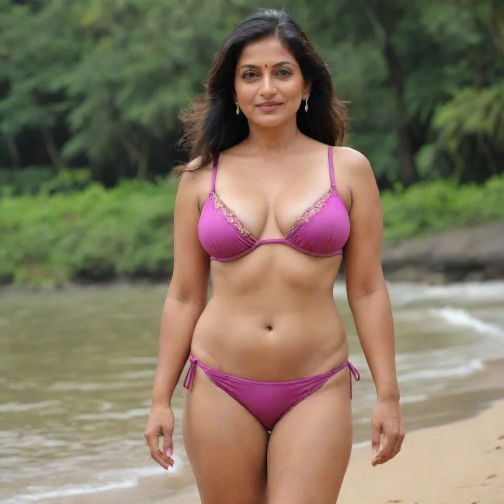 ai amazing mature indian mom in a micro bikini good looking trending fantastic 1 awesome portrait 2