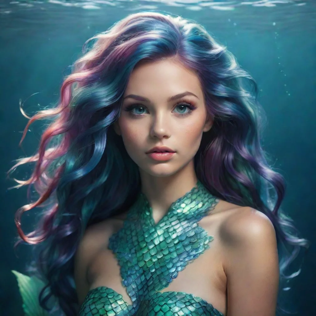 ai amazing mermaid awesome portrait 2
