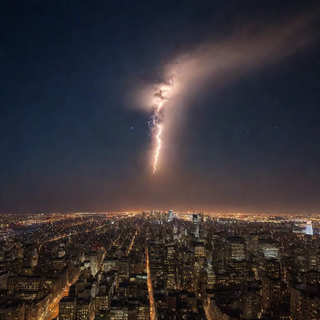  amazing meteor apocalypse in new york city night awesome portrait 2