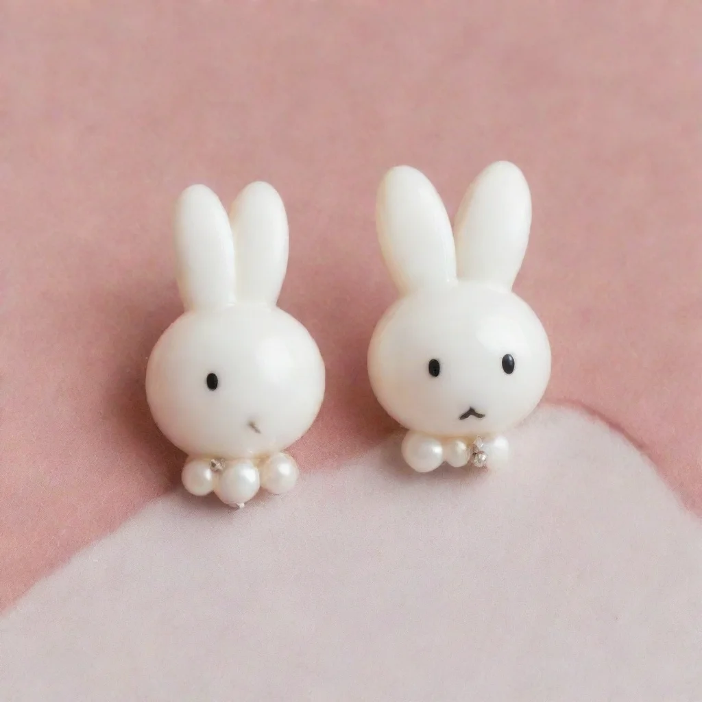 ai amazing miffy with pearl earrings awesome portrait 2