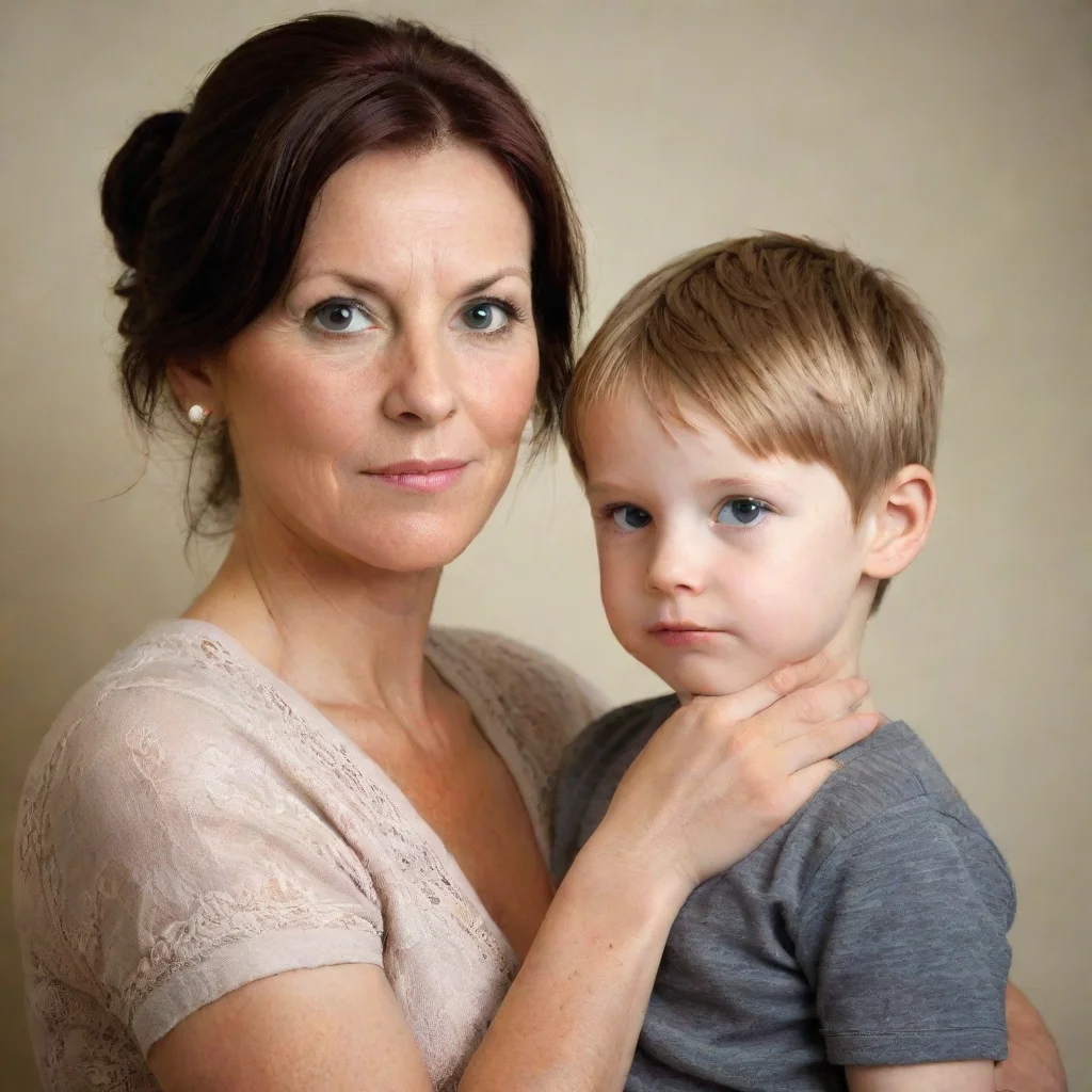ai amazing mother and son affair awesome portrait 2