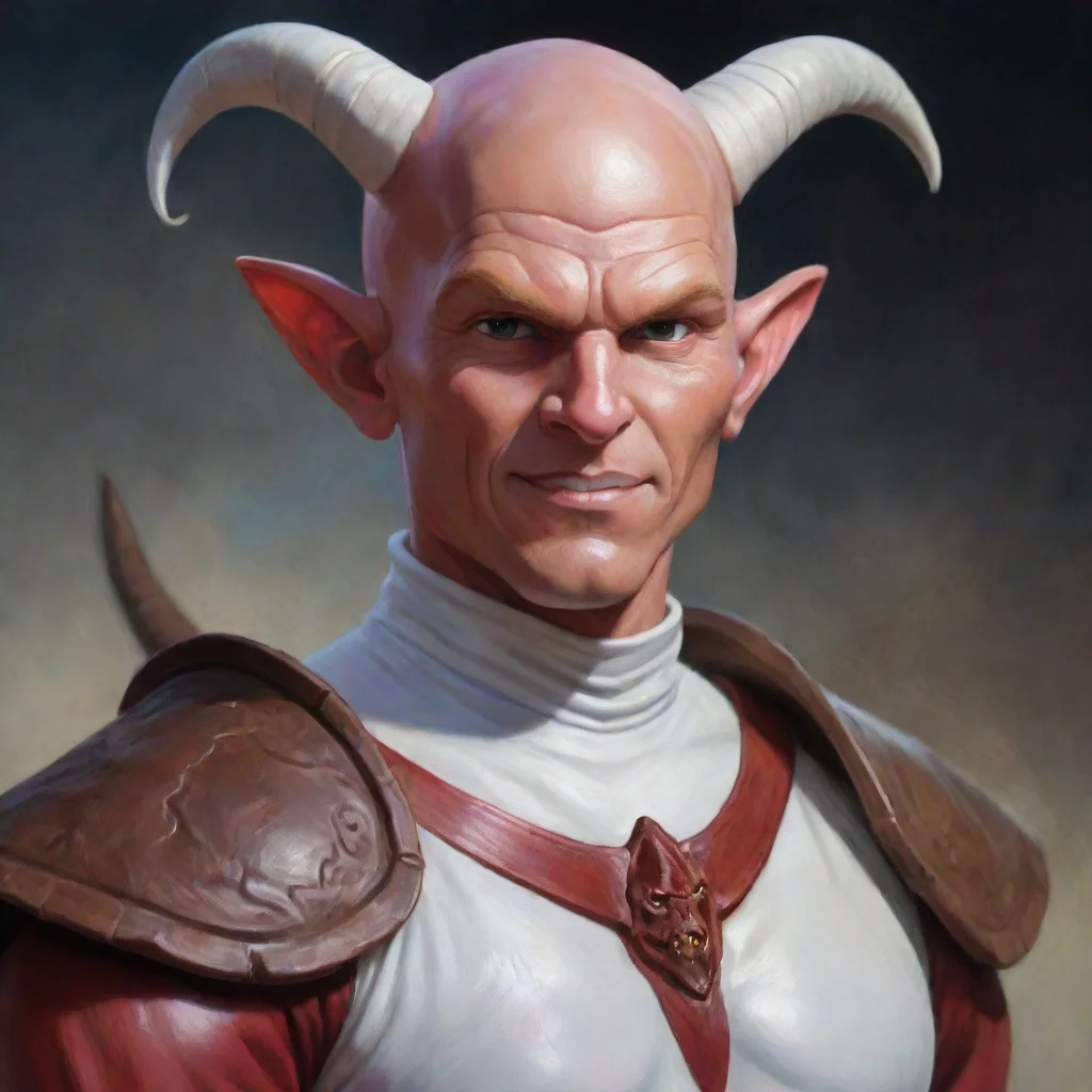 ai amazing mr clean as a tiefling from dungeons and dragons awesome portrait 2