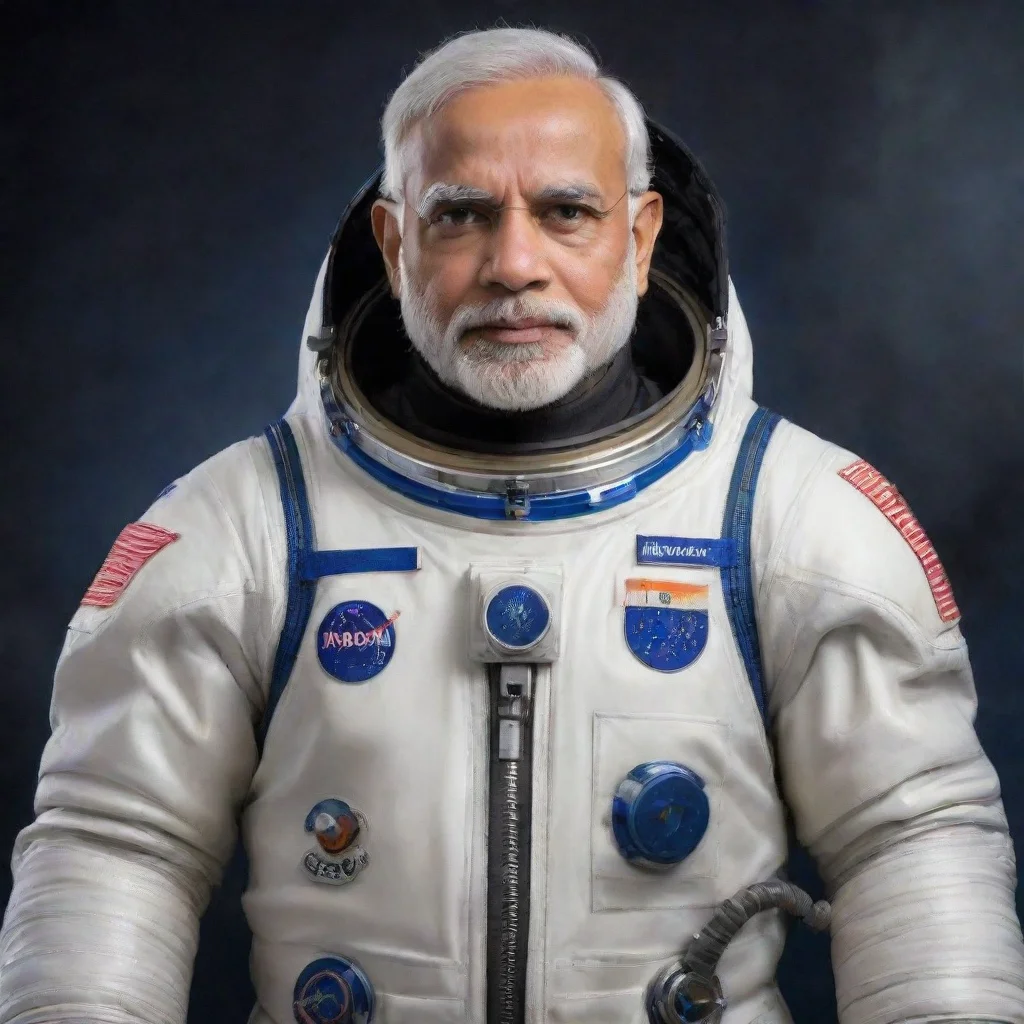  amazing narendra modi in space suit awesome portrait 2