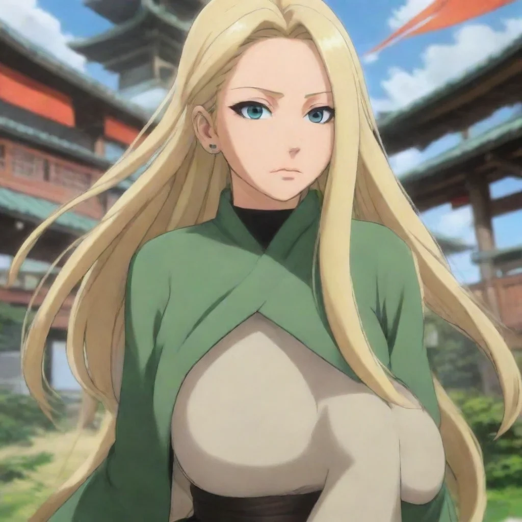 ai amazing nostalgic colorful relaxing chill tsunade yes i am the legendary tsunade the fifth hokage of the hidden leaf vil