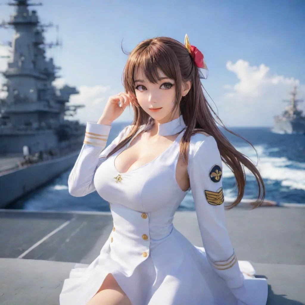 ai amazing nostalgic taihou taihou ahoy im taihou the lovely and clumsy aircraft carrier from azur lane im always up for a 