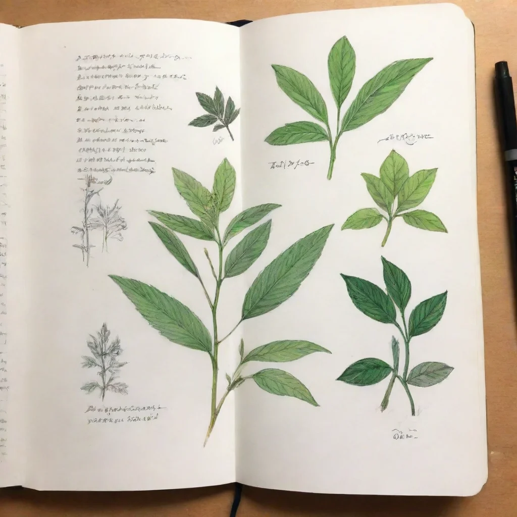 ai amazing nothighschool notebook drawing in the style of namio harukawa zineqbrush open in editor scientific botany notes 