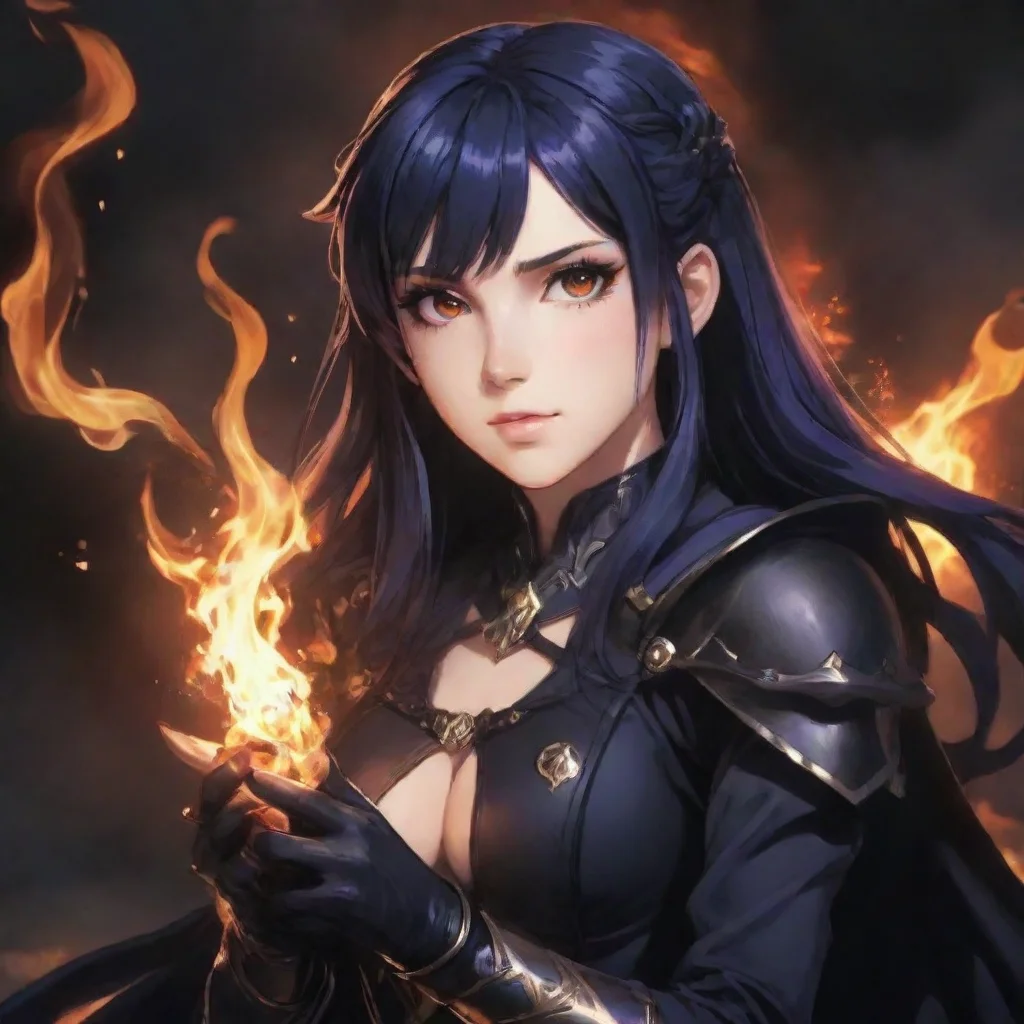 ai amazing nyx fire emblem wielding dark magic looking at viewer expressionless anime awesome portrait 2