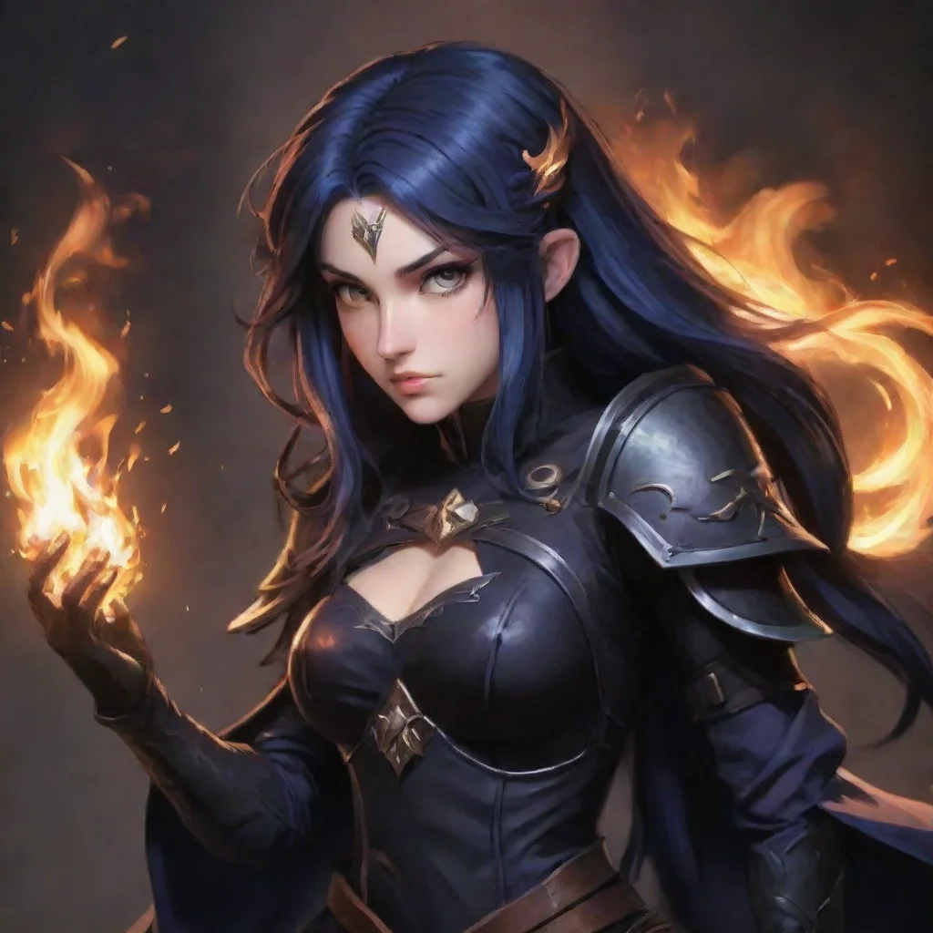 ai amazing nyx fire emblem wielding dark magic looking at viewer expressionless awesome portrait 2
