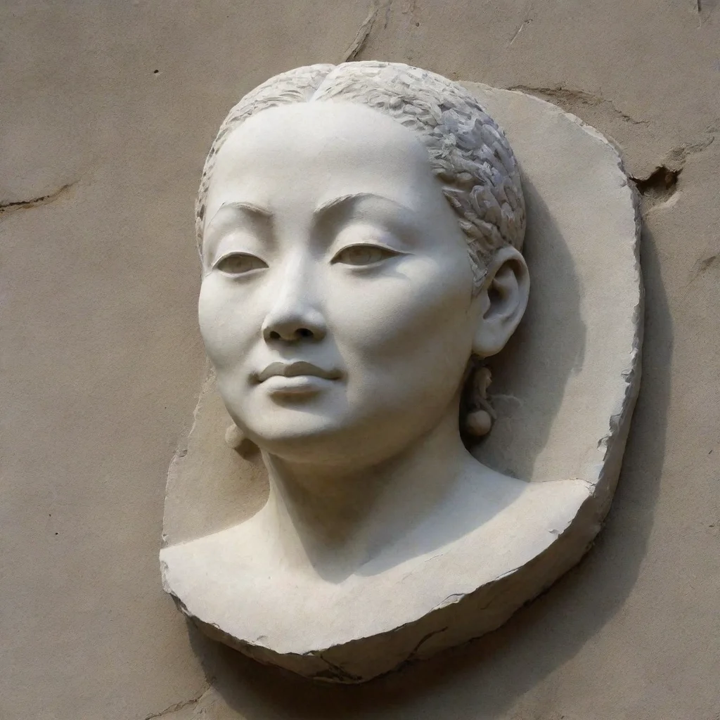ai amazing p chan made of stone awesome portrait 2