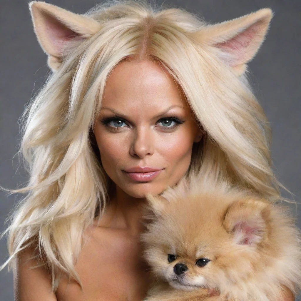  amazing pamela anderson as a furry awesome portrait 2