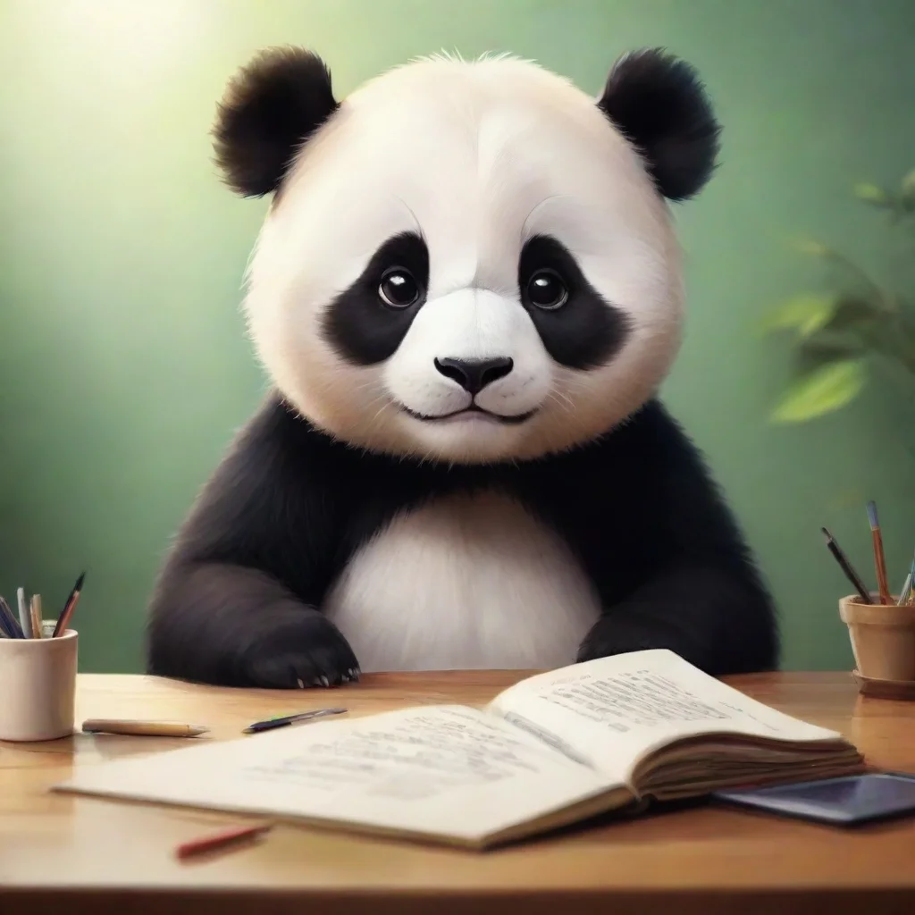  amazing panda accountang cute illustration awesome portrait 2