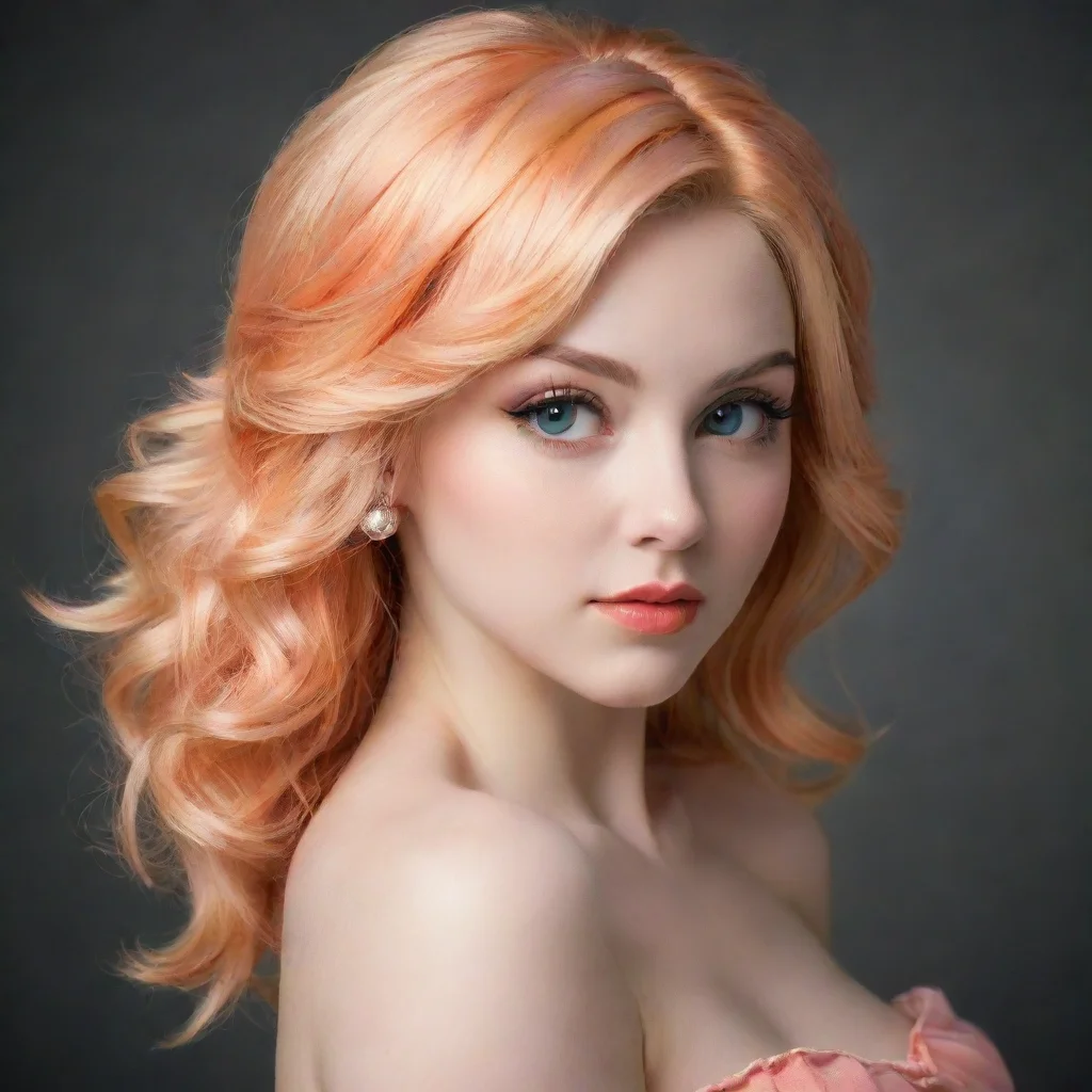 amazing peach awesome portrait 2