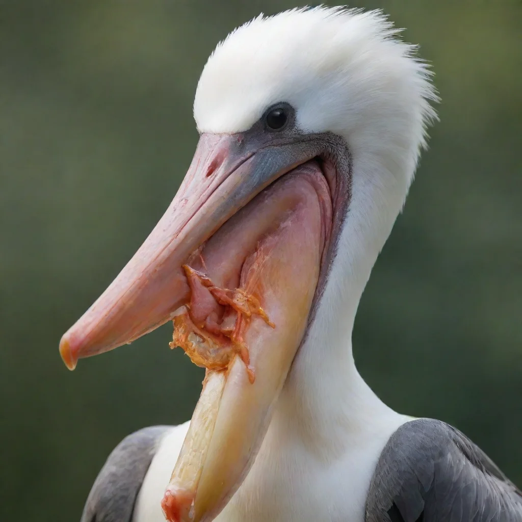 ai amazing pelicano mecanico comiendo relog de cuerdaawesome portrait 2