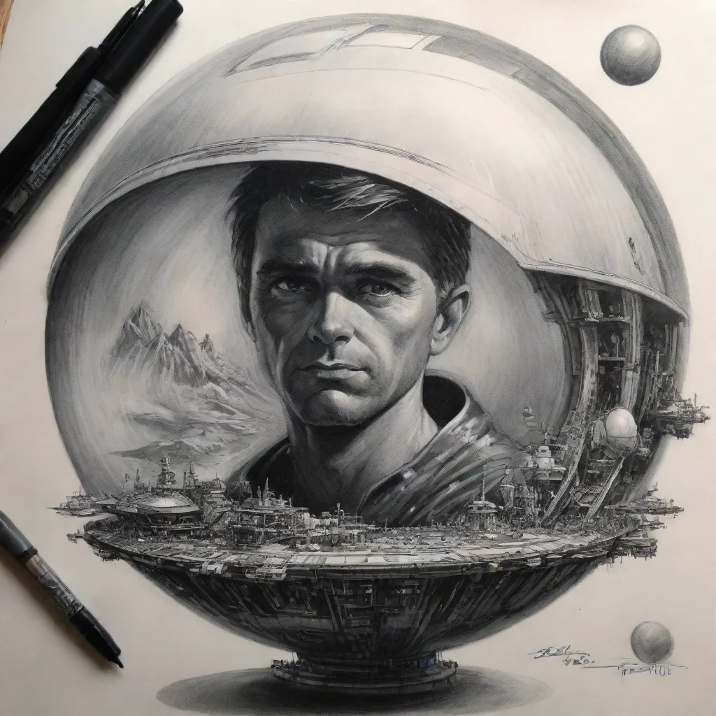 ai amazing perry rhodan full spherical spaceship ink awesome portrait 2