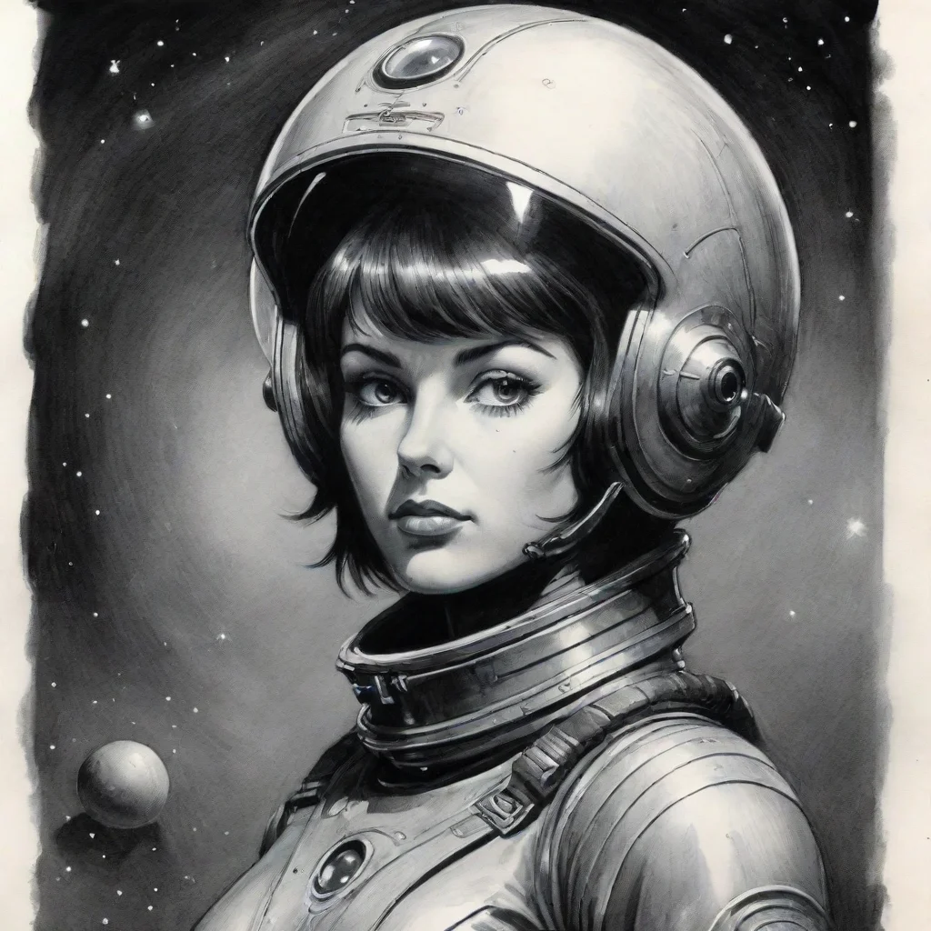  amazing perry rhodan spacegirl spaceship ink awesome portrait 2