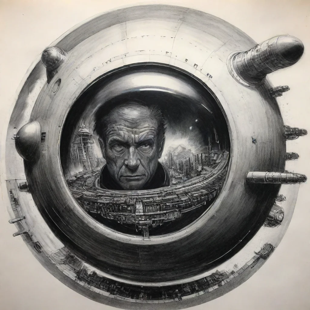 ai amazing perry rhodan spherical spaceships ink awesome portrait 2