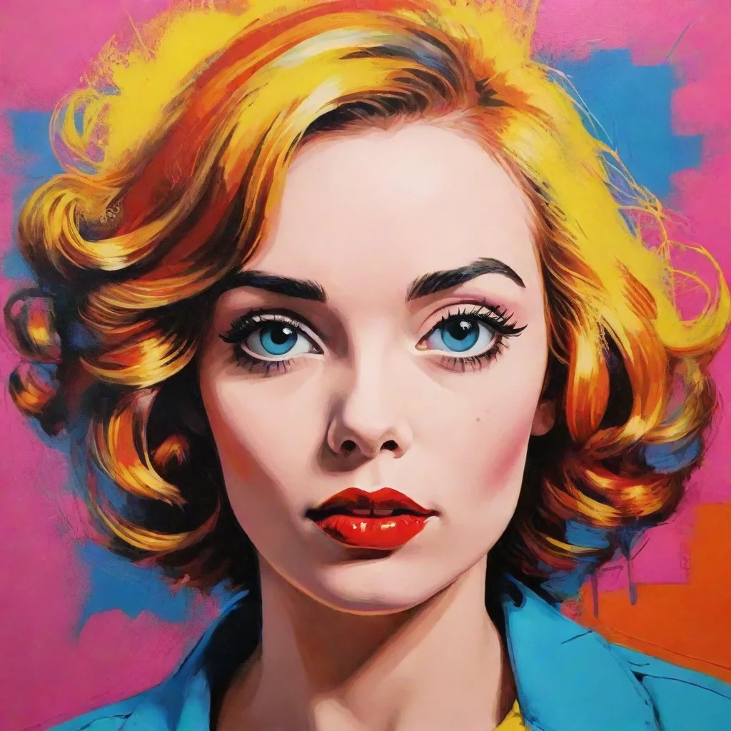 amazing pop art awesome portrait 2