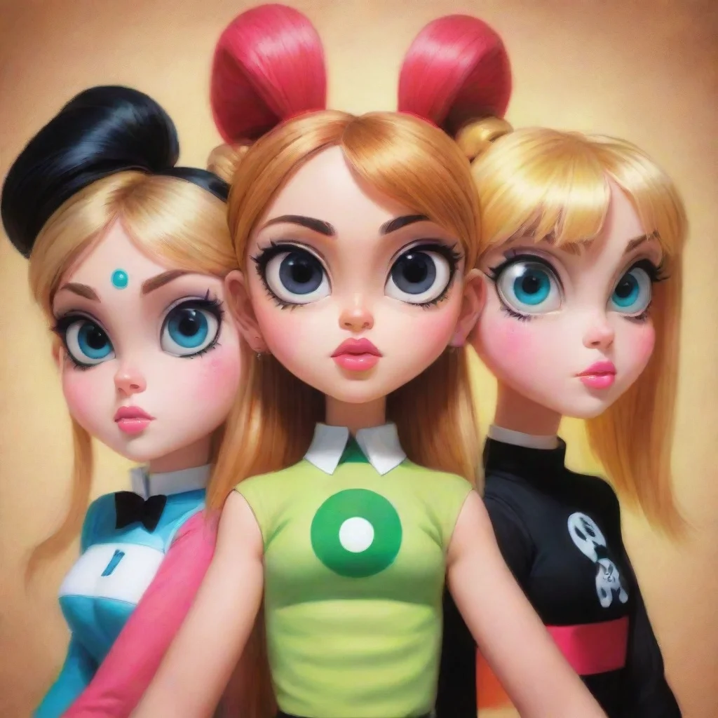 amazing powerpuff girls awesome portrait 2