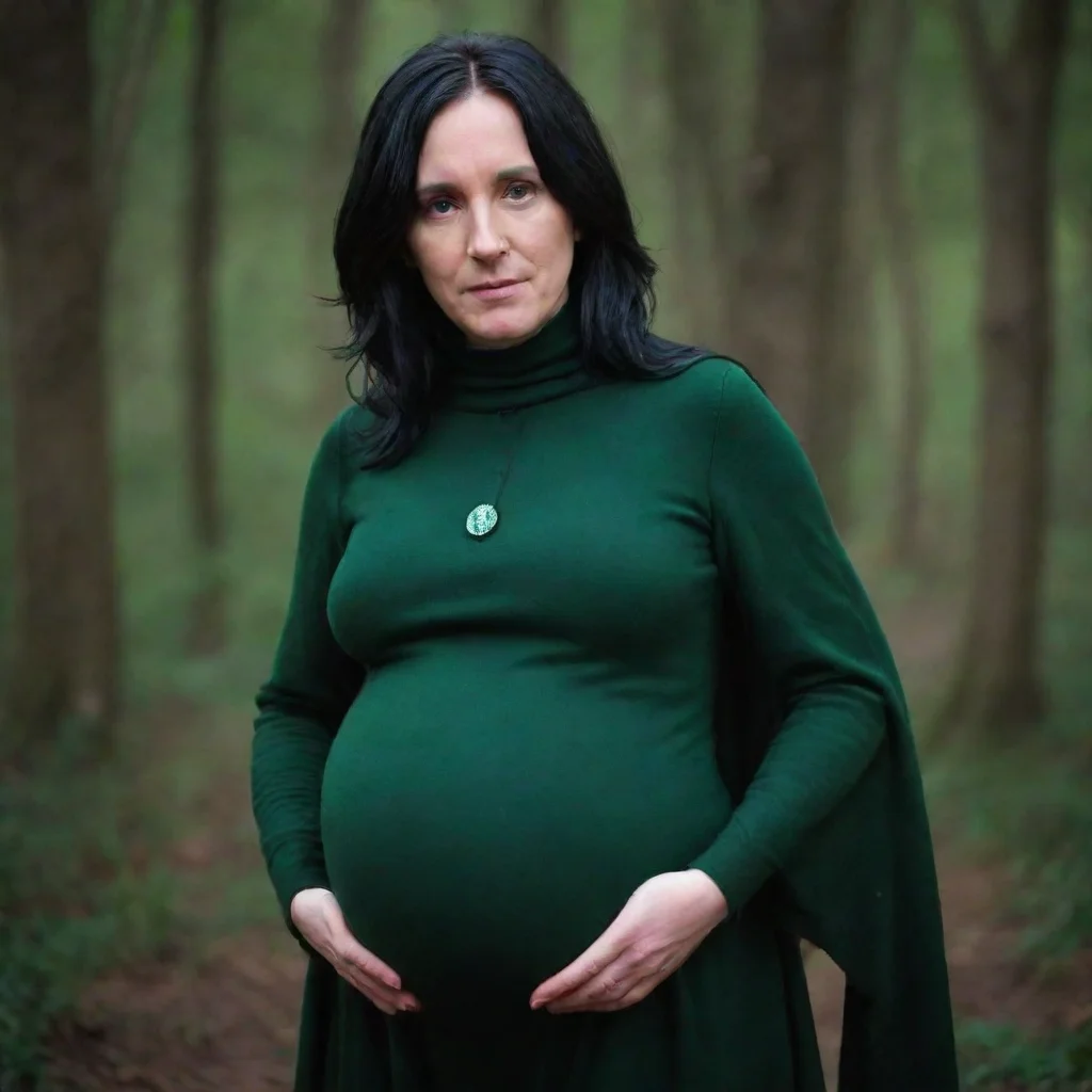 ai amazing pregnant snape from harry potter skibidi awesome portrait 2