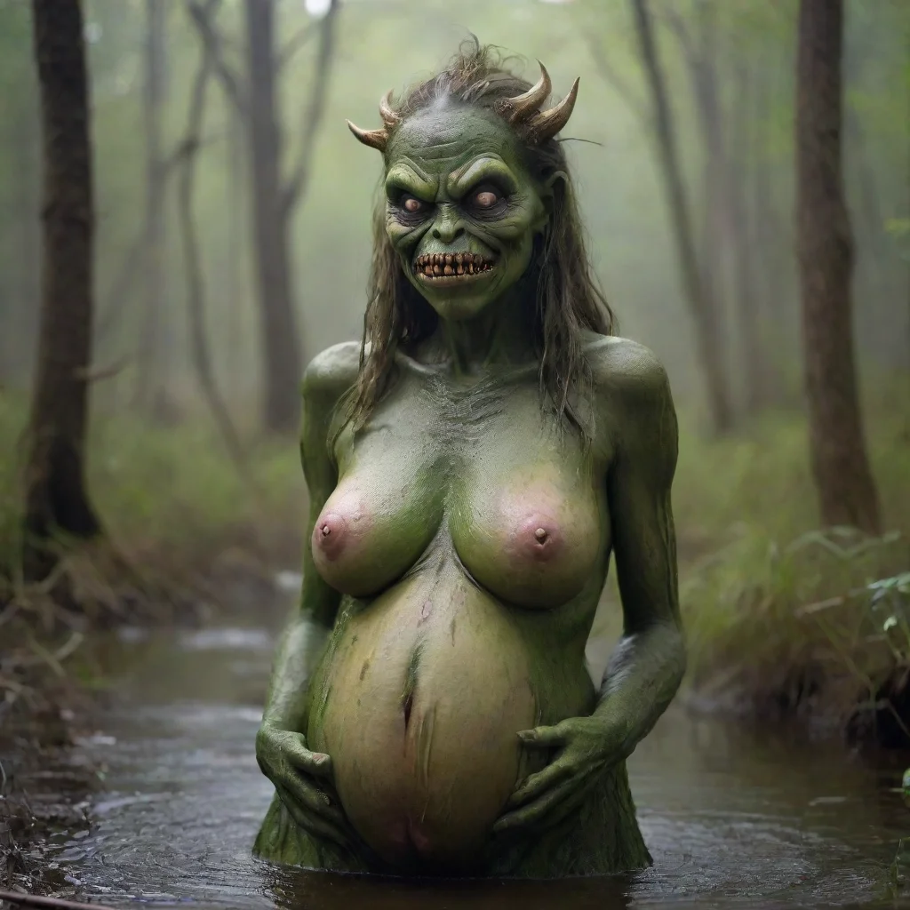  amazing pregnant swamp demonawesome portrait 2