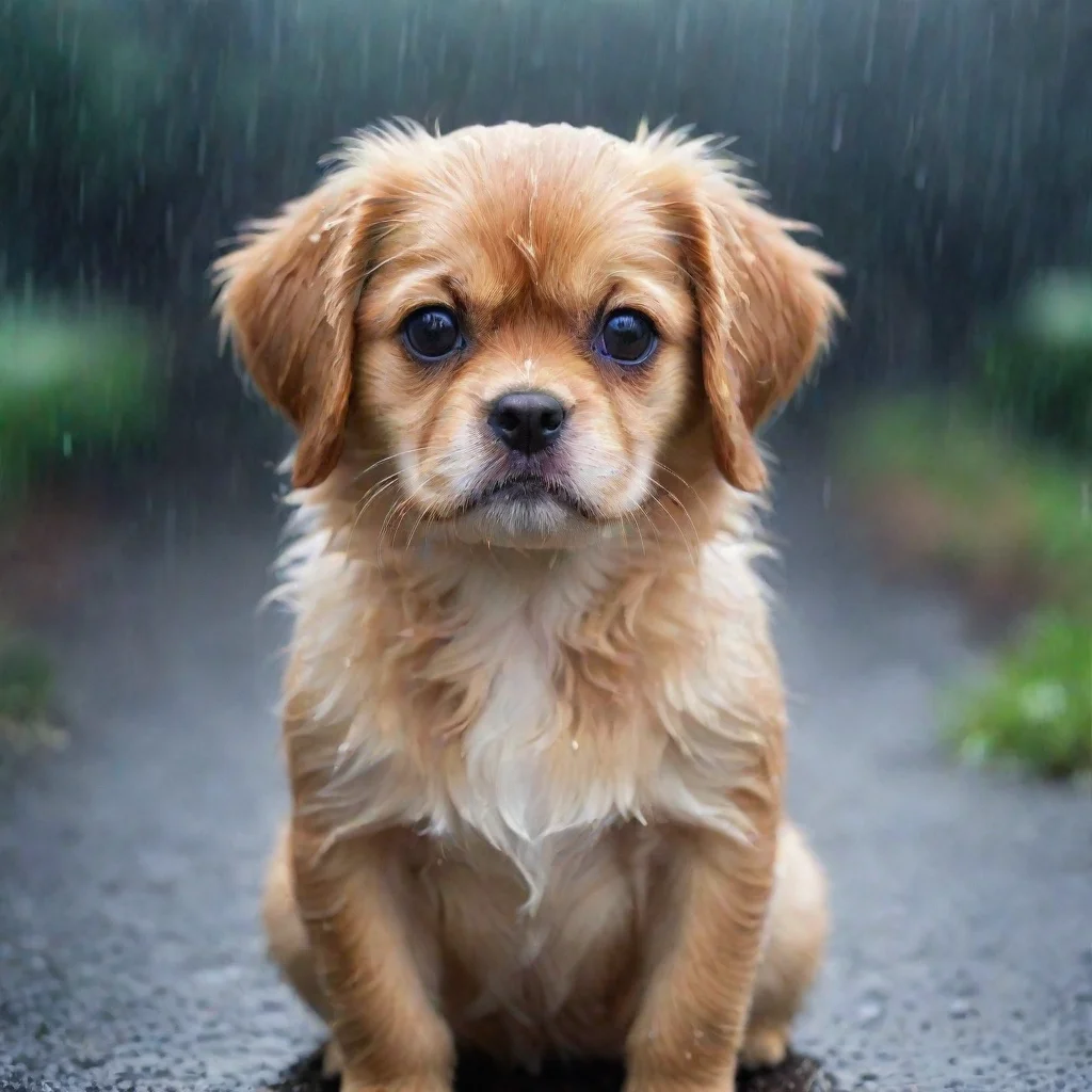 ai amazing rain cats and dogs awesome portrait 2