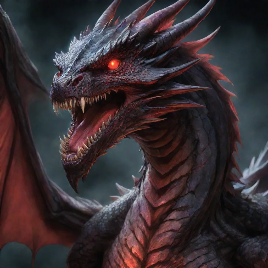 ai amazing red eyes ultimate dragon awesome portrait 2