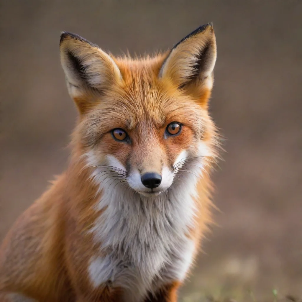 ai amazing red fox awesome portrait 2