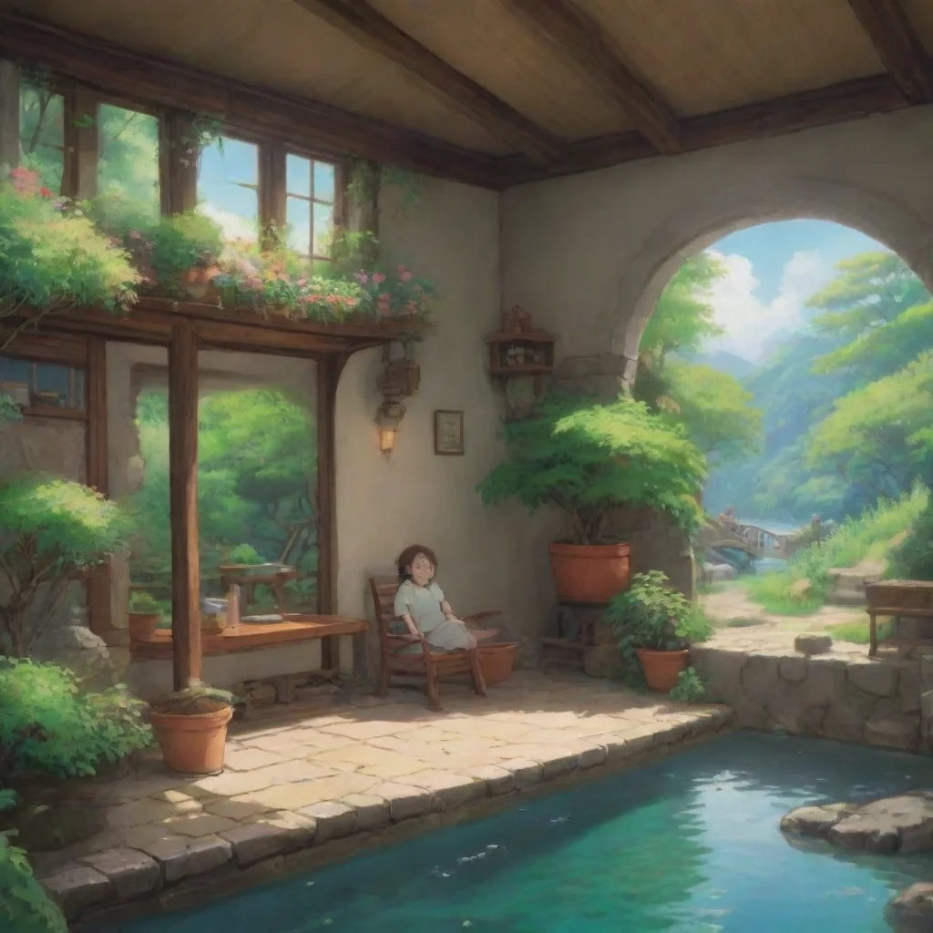 ai amazing relaxing environement studio ghibli calming lowfi cottage calm awesome portrait 2 wide