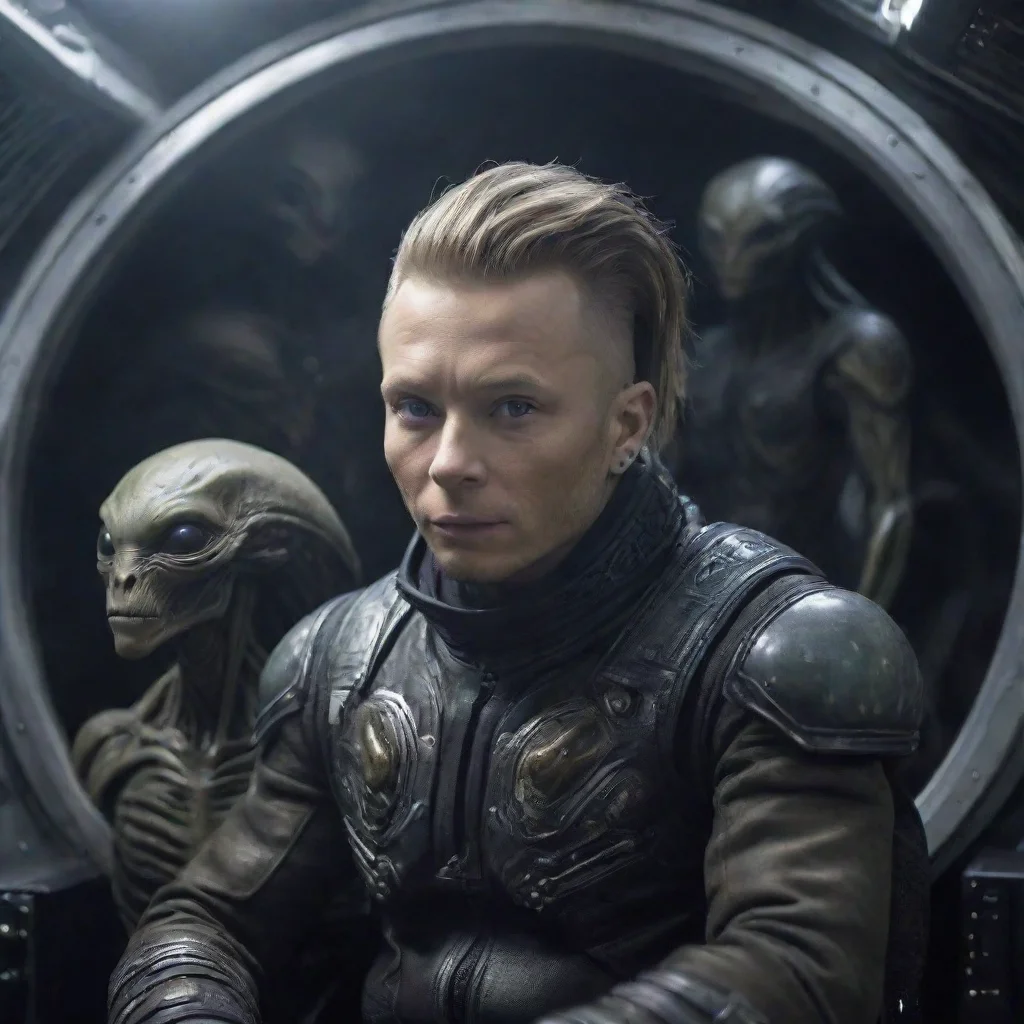 ai amazing sauli niinistwith aliens in a space ship awesome portrait 2