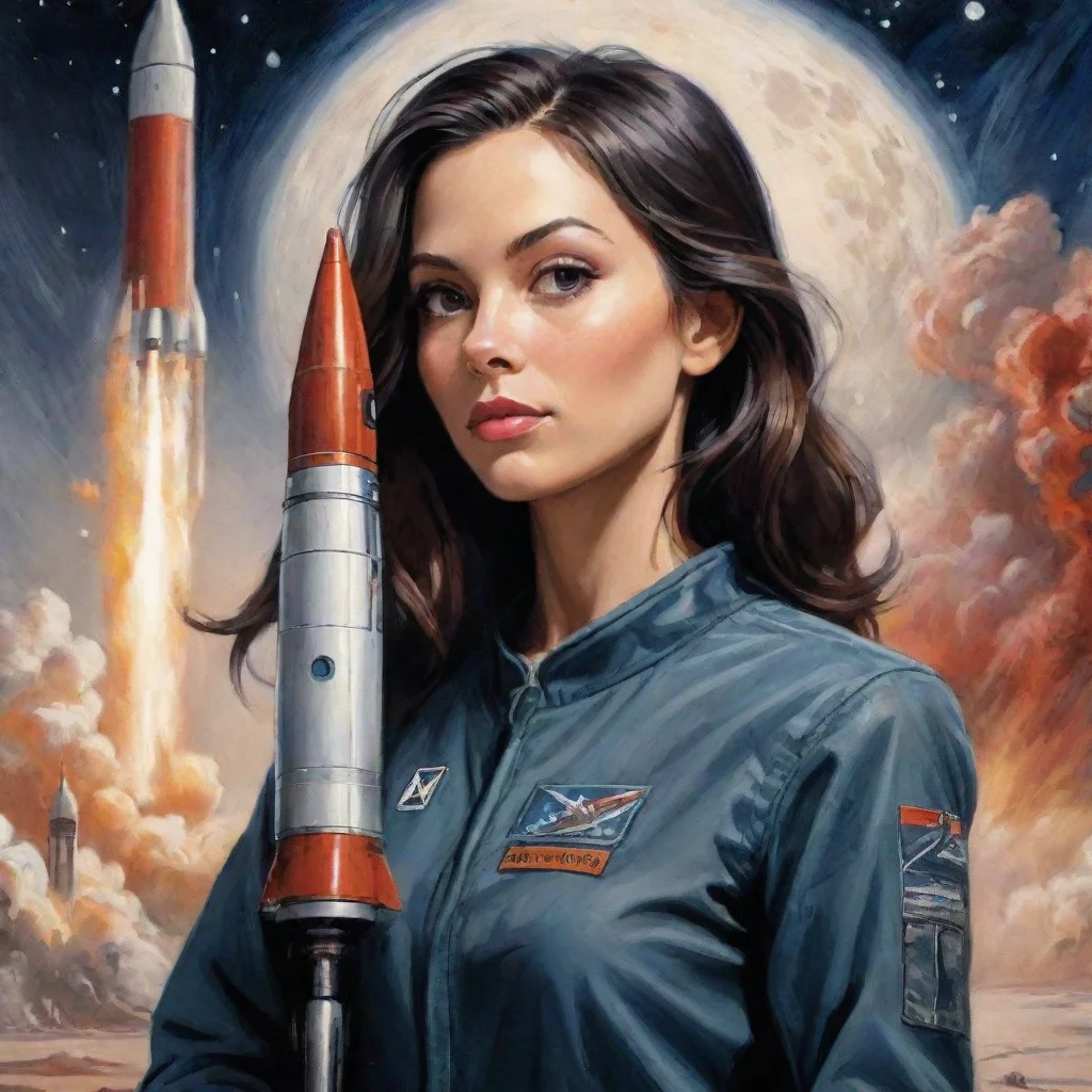 ai amazing science fiction rockets ink awesome portrait 2 wide