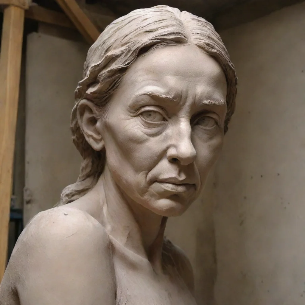 ai amazing sculptor sculpts awesome portrait 2 tall