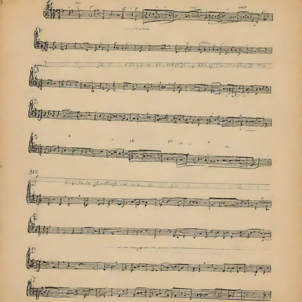ai amazing sheet music musical notation lead sheet ar 43 awesome portrait 2 tall