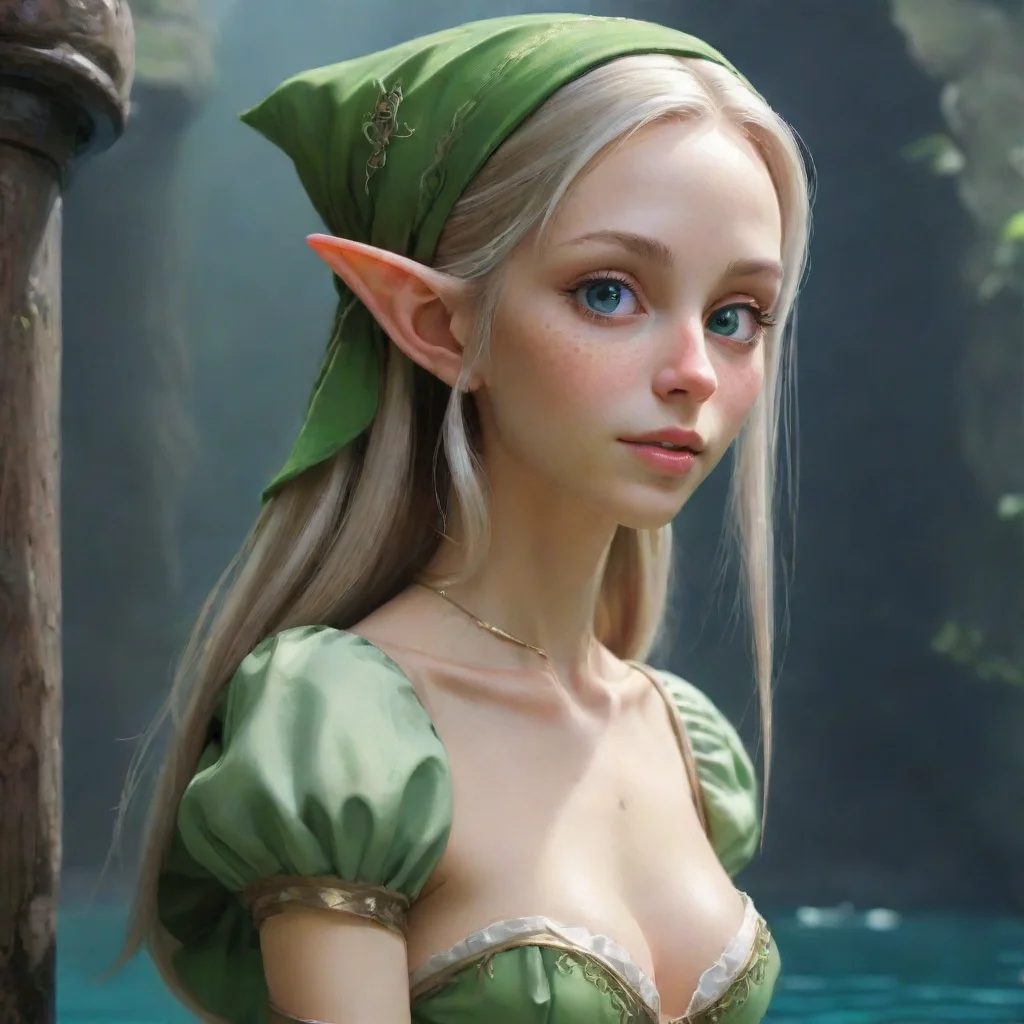 amazing skinny elven maid diving awesome portrait 2