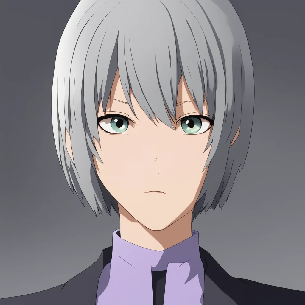 ai anime%2C principal%2C a stern looking woman with short gray hair and a sharp gaze